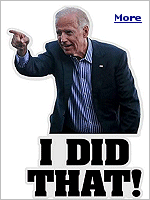 Its not just the ''lets go Brandon'' meme. The latest viral trend to mock President Joe Biden are Biden gas pump stickers that say ''I did that'' and show the president pointing in the direction of the prices. 